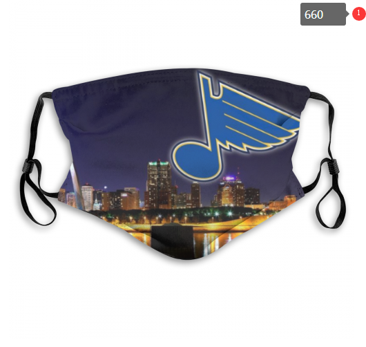 NHL St.Louis Blues #6 Dust mask with filter